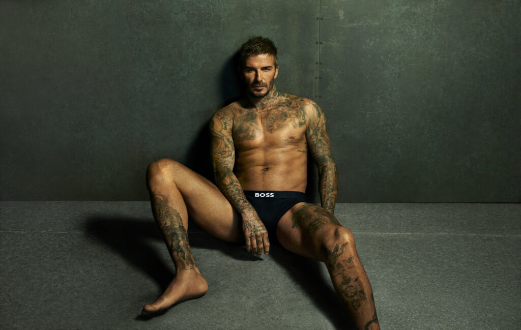 O lançamento BOSS ONE Bodywear é acompanhado por campanha de marketing abrangente de 360 graus. Com nova abordagem para a marca, Beckham promete tocar o coração do público tanto nos cinemas quanto em casa, aparecendo em vídeos promocionais da campanha nas telonas e em plataformas de streaming como Amazon Prime, Netflix, HBO Max, Paramount Plus e Sky TV.